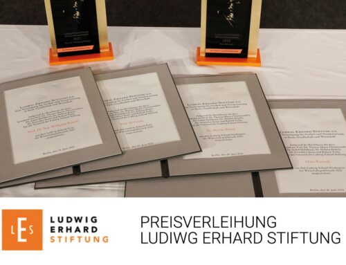Sponsoring Ludwig Erhard Stiftung Preisverleihung